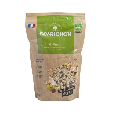 Favrichon Muesli Croustillant 6 Fruits 375G