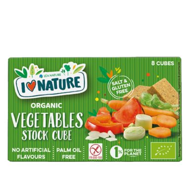 I Love Nature Bouillon Légumes sans Sel sans Gluten 8x9G
