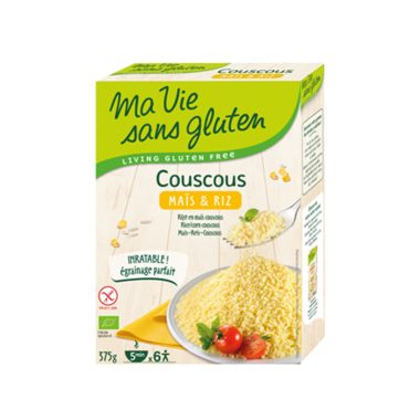 Ma Vie sans Gluten Couscous Mais et Riz 375G