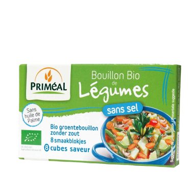 Primeal Bouillon de Légumes sans Sel (En Cube) 8X9G
