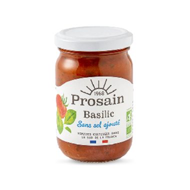 Prosain Sauce Basilic sans Sel Ajouté 200G